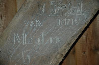 graffiti van 'van der Meulen'